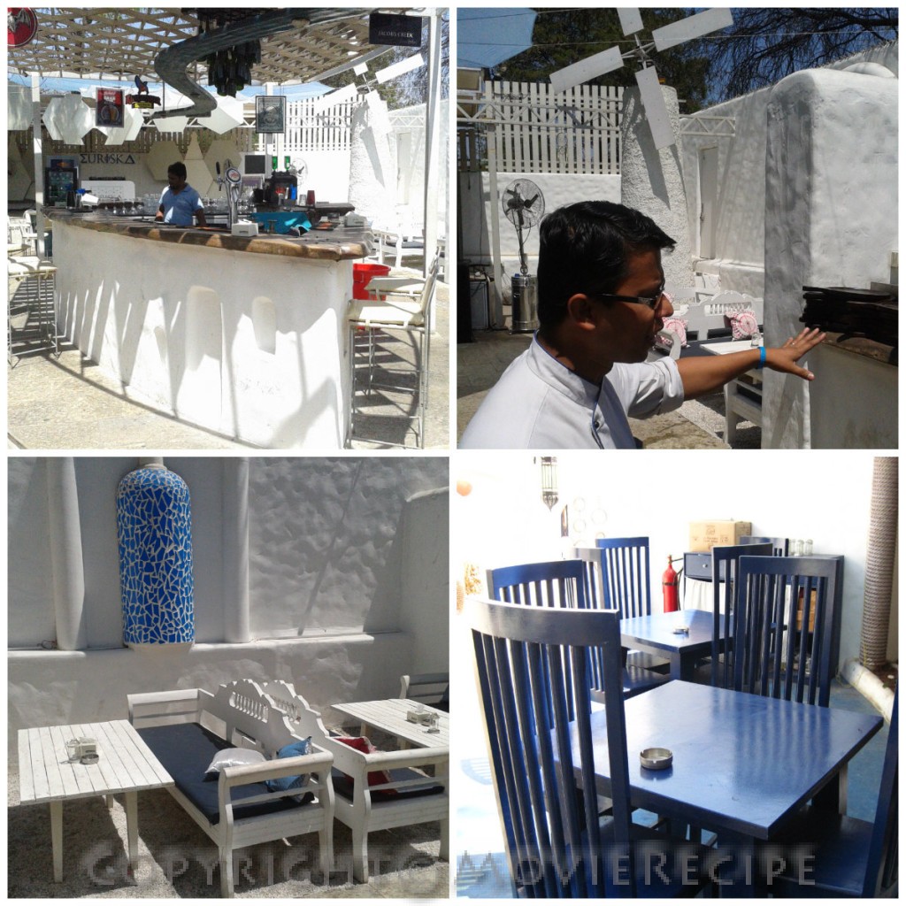 the ambience at Euriska, Koregaon park