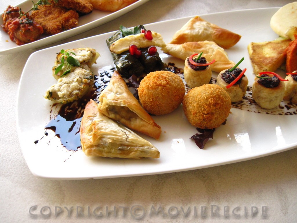 veg appetisers at Euriska