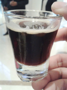 Coffe beer coacktail