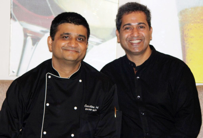 Executive Chef Sanjay Mitra (Left) and Le Cordon Bleu Chef Michael Swamy