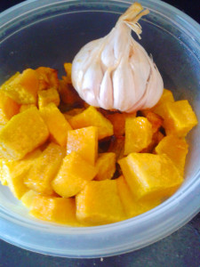 Roasted Pumpkin and Garlic