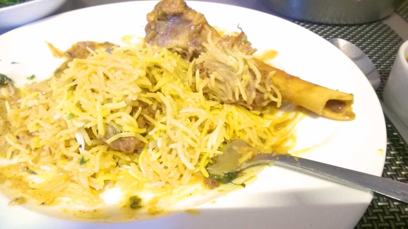 Gosht Kachchi Akhni Biryani