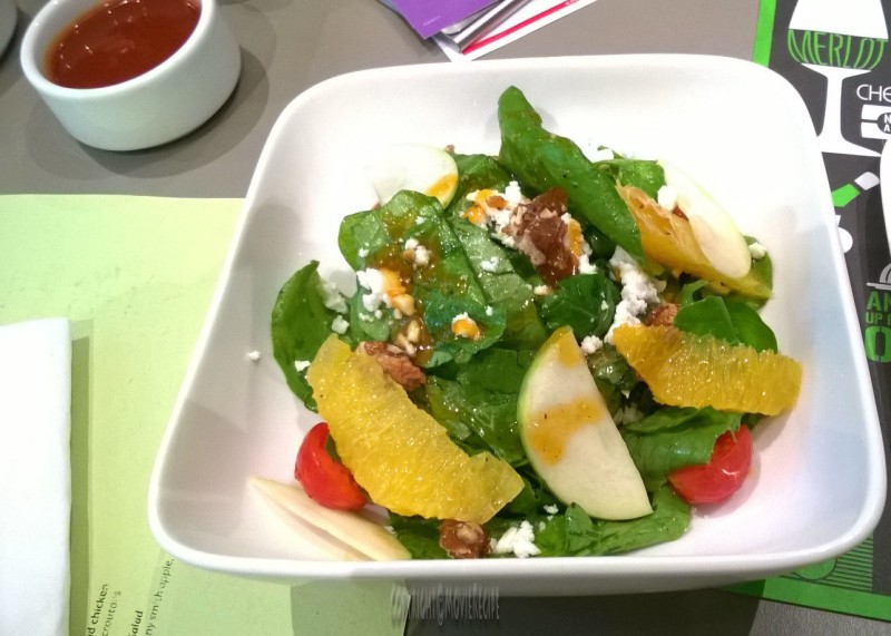 arugula feta salad at cafe 212