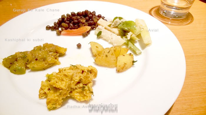 Main Course at Navratri bhog festival