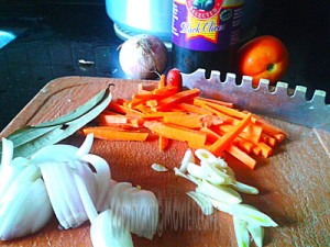 sausage pulao ingredients