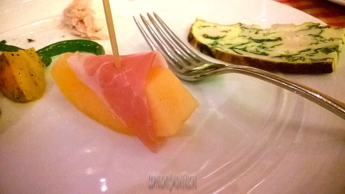 prosciutto at La Terrazza - Hyatt Regency Pune