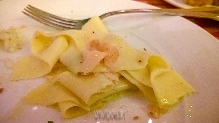 smoked salmon pasta at at La Terrazza - Hyatt Regency Pune