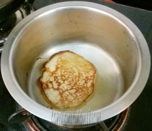 malpua in Sugar Free Natura syrup