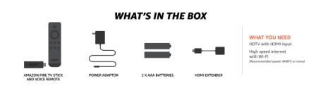 Amazon Fire TV stick review - inside the box