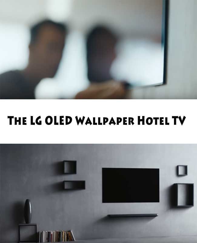 LG OLED Wallpaper Hotel TV