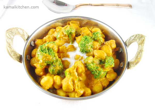 easy chickpea curry