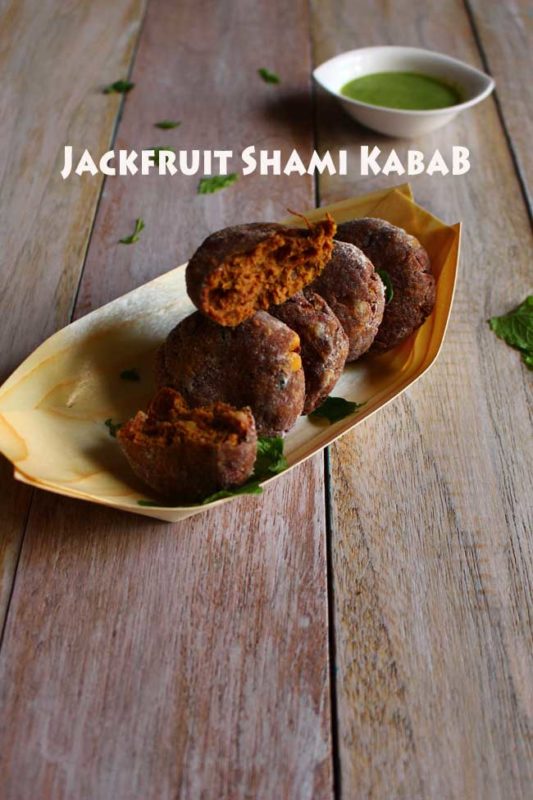 jackfruit shami kabab pinterest
