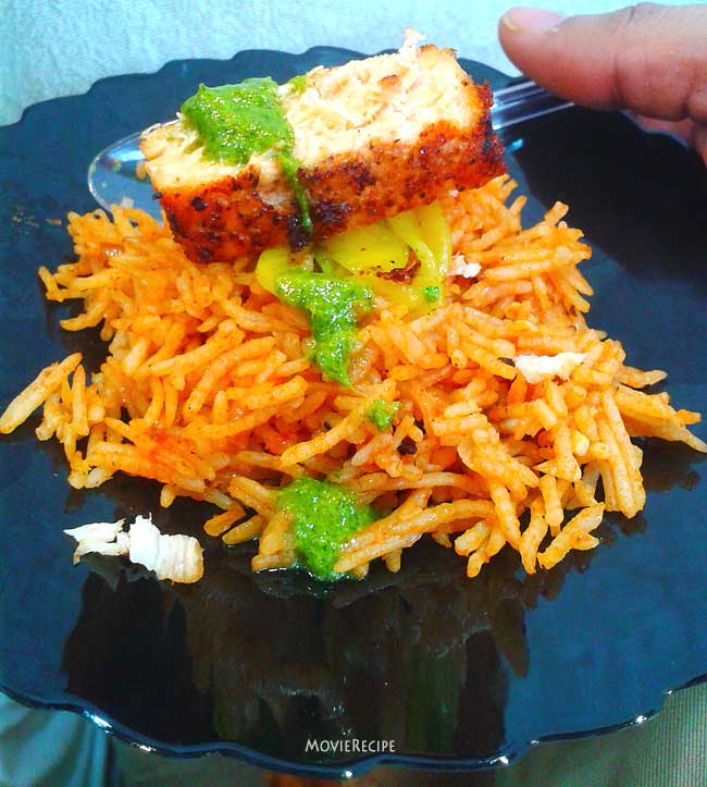 TOP Chef AXN - jerk seasoned salmon