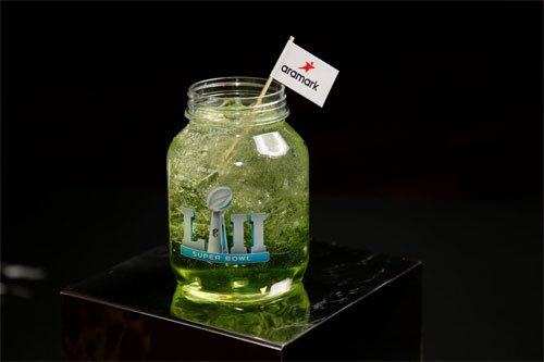 Midnight Green Punch Cocktail - Super Bowl LII Menu