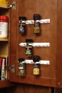 organize kitchen gripper spice rack