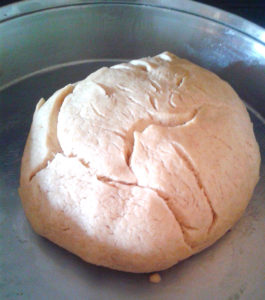 Pizza dough ready