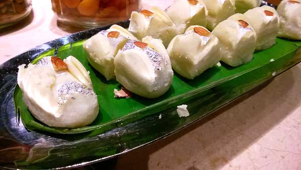 Shakahari at JW Marriott - traditional desserts