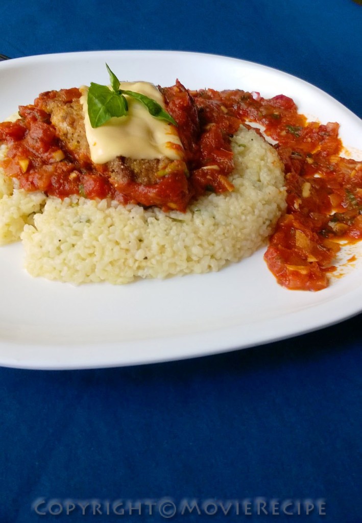 Chicken Parmesan with Bulgur