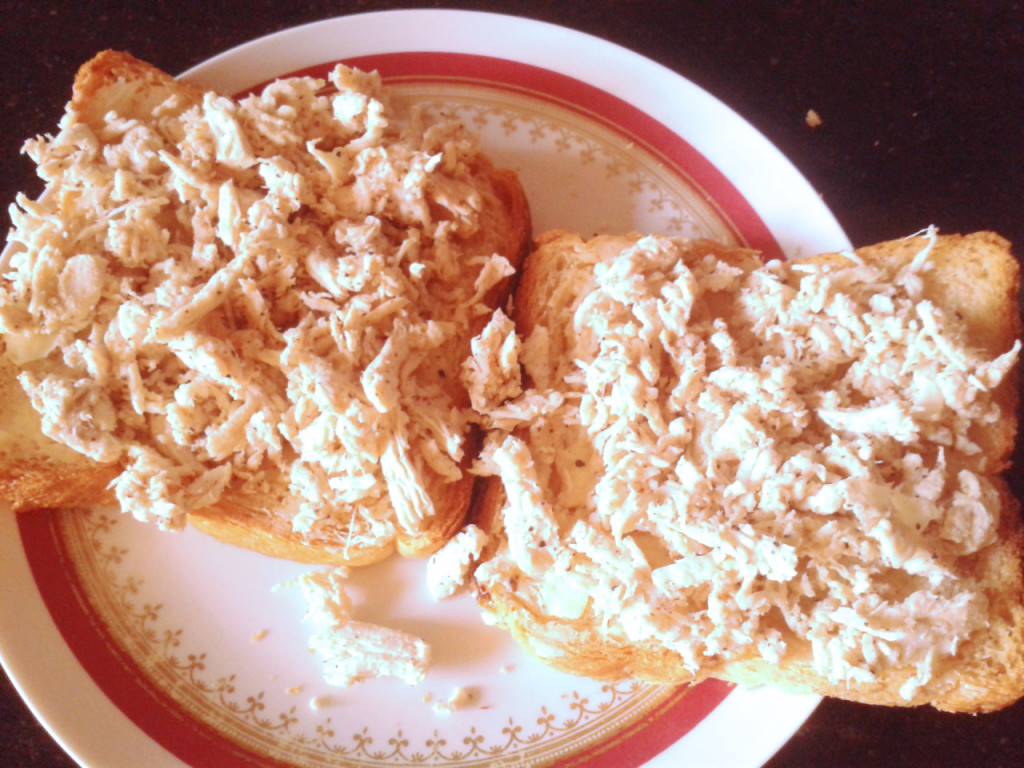 stacked chicken sandwich