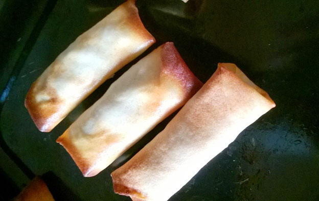 Baked Spring Rolls – Quick Snack on a Cold Day