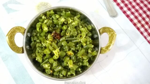 Green Beans and Coconut Subzi