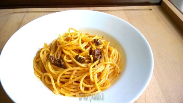 goan sausage spaghetti carbonara