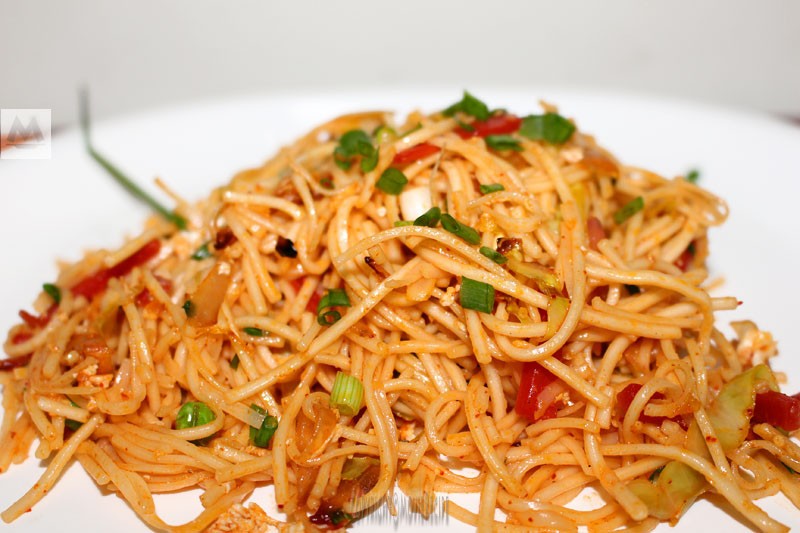 Egg Chilli Garlic Noodels