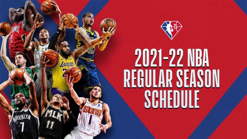 2021-22 NBA Regular Season Full Schedule on ESPN and ABC