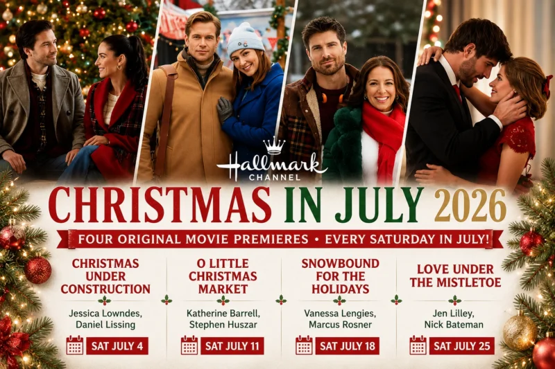2026 Christmas in July new Original movies