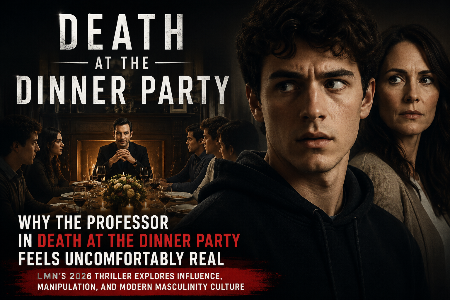 Death at the Dinner Party Lifetime Movie Understands Why Young Men Follow Dangerous Mentors