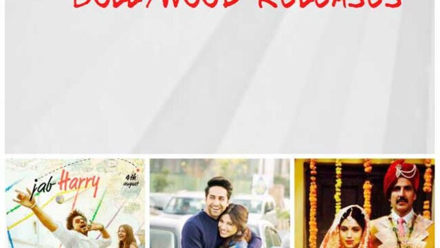 August 2017 Bollywood Releases
