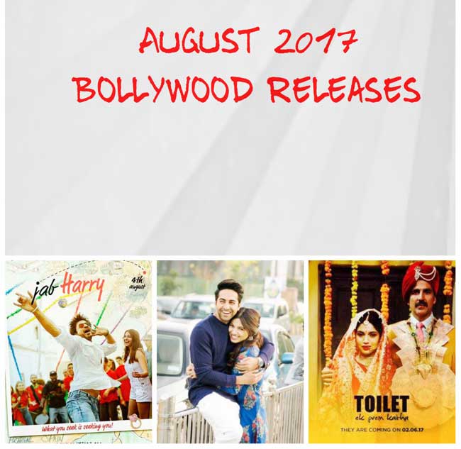 August 2017 Bollywood Releases