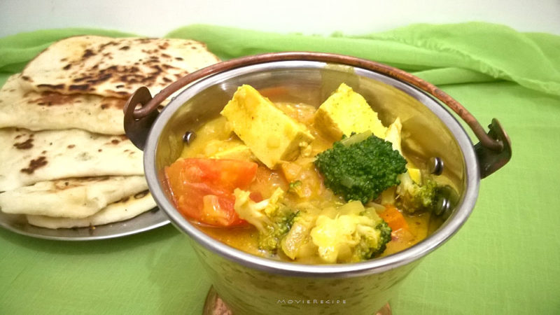 Balti veg with tofu