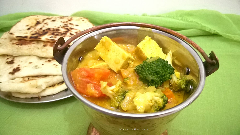 Balti veg with tofu