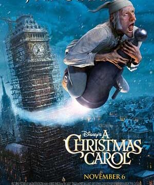 chistmas carol 2009 poster