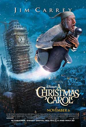 chistmas carol 2009 poster