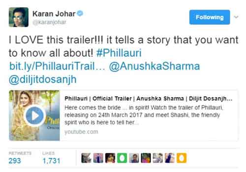 KJo-phillauri-Tweet