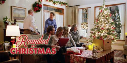 Reunited at Christmas movie on Hallmark
