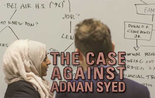 The case Against Adnan Syed on HBO