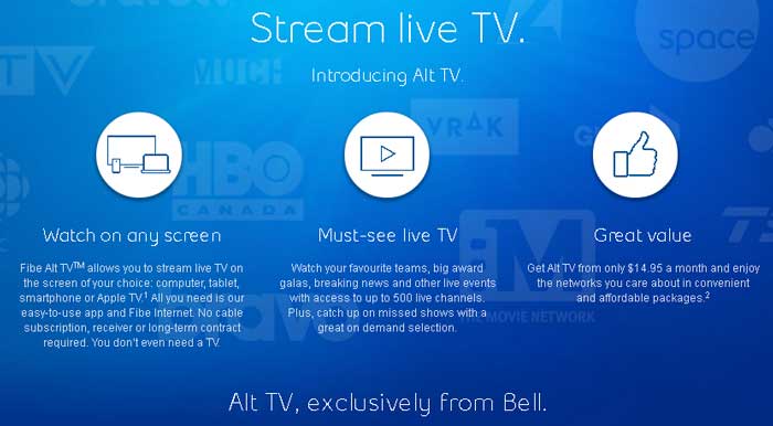 alt tv service canada