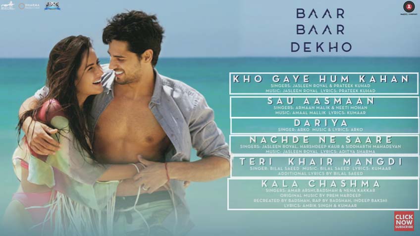 baar baar dekho music review