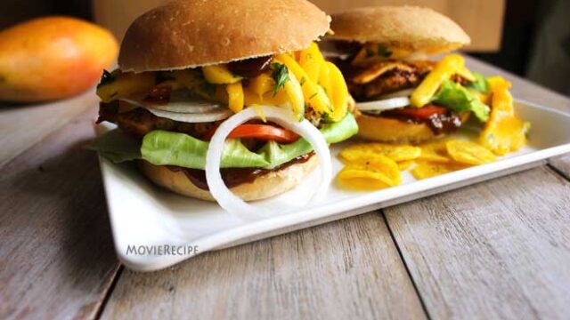 bbq chicken burger