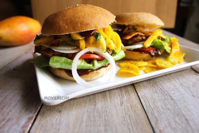 bbq chicken burger