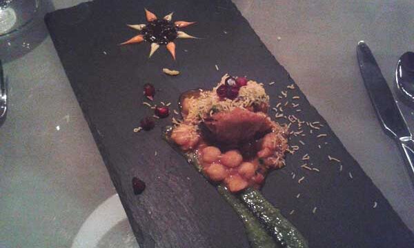 Chana wonton Chaat