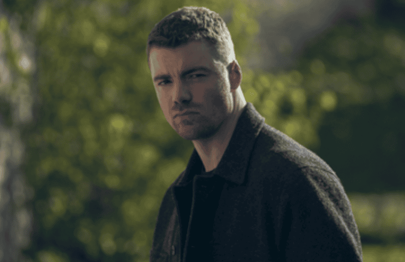 Gabriel Basso as Peter Sutherland in episode 301 of The Night Agent Season 3. Cr. Nazim Serhat Firat/Netflix © 2026