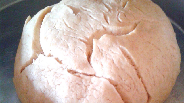 Pizza dough ready